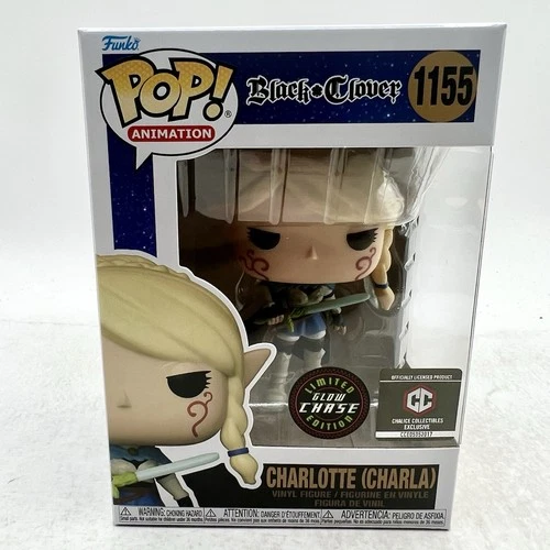 Funko Pop! Vinyl: Black Clover CHARLOTTE (Charla) #1155 GITD Chase Chalice