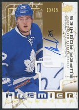 2016/17 Upper Deck Premier William Nylander Super Rookie Auto Patch /15