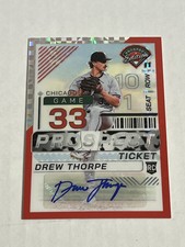 2024 Panini Prospect Edition Drew Thorpe #174 Red Power Auto 04/99
