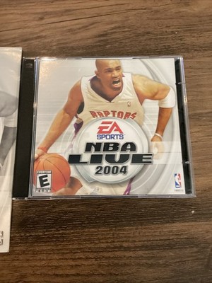 NBA Live 2004 PC CD Rom Game EA Sports NBA Rated E Interactive 2