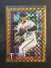 2025 Topps Chrome Update Zebby Matthews #USC171 #/50 Baseball