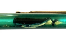 Jonah and the Whale Floaty Pen Moving Fish Small Boat Bible Story Religion Vtg