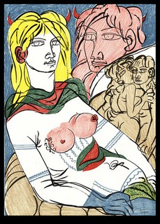 Zancanaro Tono Selinuntea color lithograph autographed