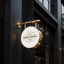 Double Sided LED Light Box Sign – Outdoor Illuminated Shop Advertising Sign