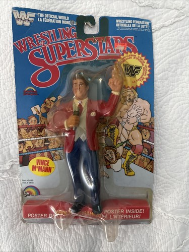 WWE WWF LJN Vince McMahon McMann MOC- Lots Of Issu...