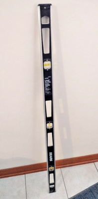 #ad CRAFTSMAN SEARS 939919 LEVEL 48inch ribbed I Beam Frame w Case red VINTAGE used $33.10