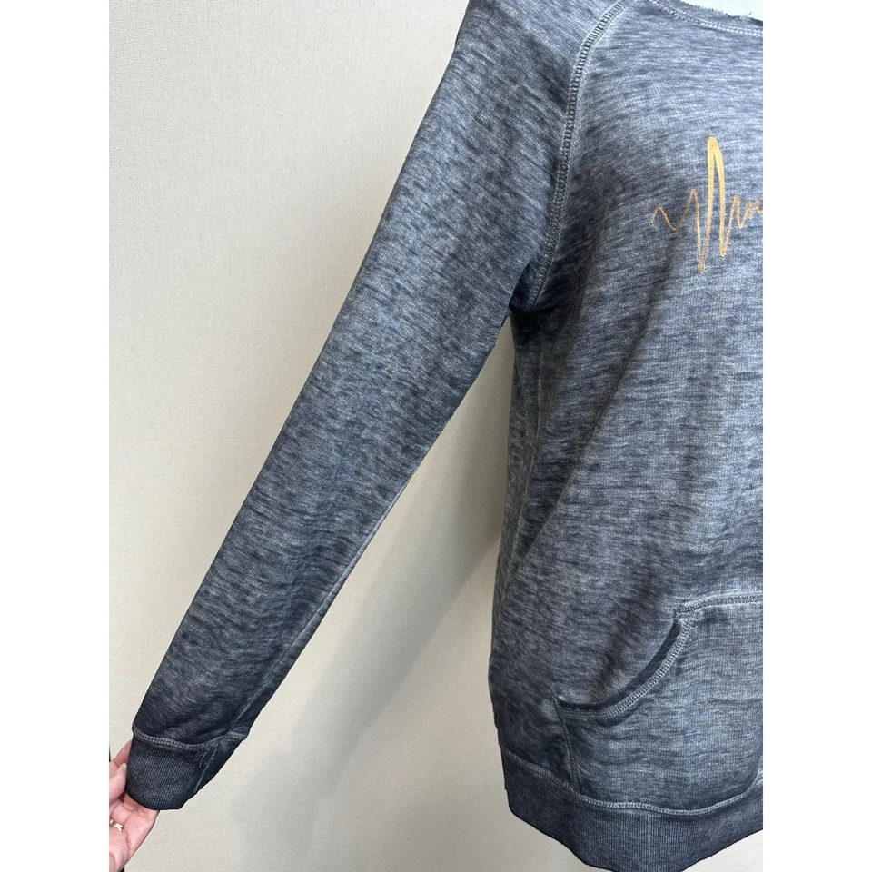 Top para mujer Z by Zobha negro/gris talla S café latido del corazón agotamiento atletismo Foto 3 de 4