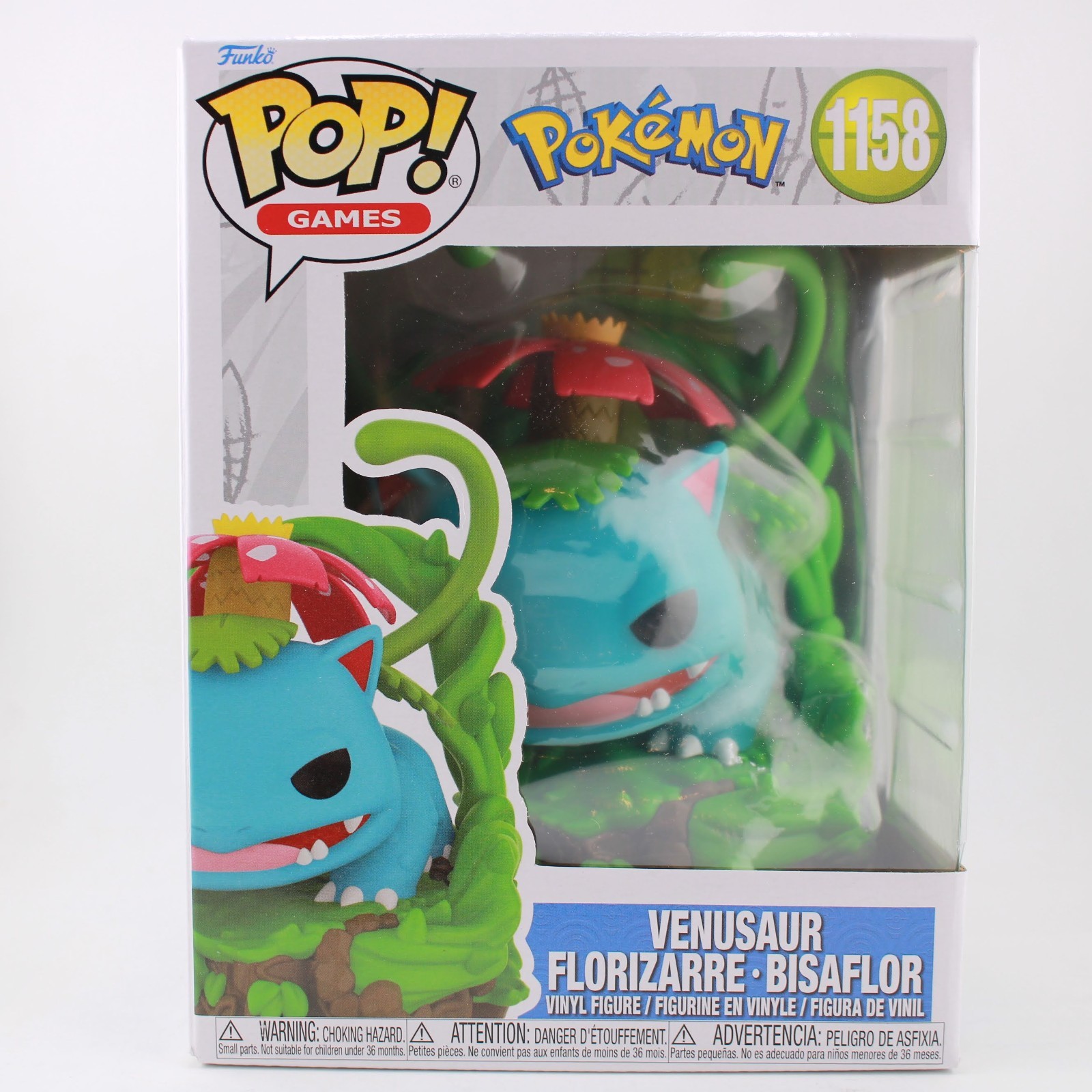 Funko POP Games Pokemon Venusaur - Premium Vinyl Figure #115