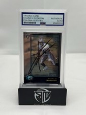 Charles Woodson Signed 1998 Bowman Chrome Rookie RC Card #181 PSA/DNA 85800331