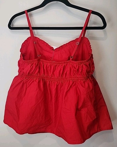 Love On A Hanger Junior Girls Medium Red Smocked Back Strappy Top NWT - Picture 4 of 4