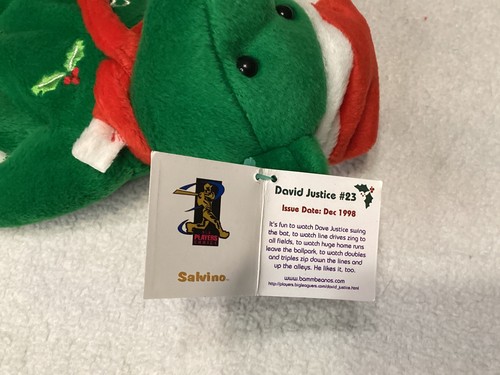 Salvino’s Bamm Beanos David Justice Beanie 1998 - Picture 3 of 3