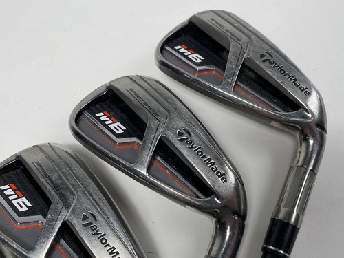 TaylorMade M6 Iron Set 5-PW Fujikura Atmos 5A Senior Graphite RH-Missing 8 Iron - Picture 2 of 10
