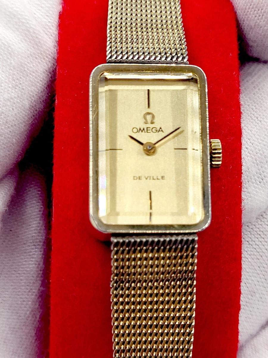 OMEGA Rectangle Gold Filled Wristwatches for sale | eBay