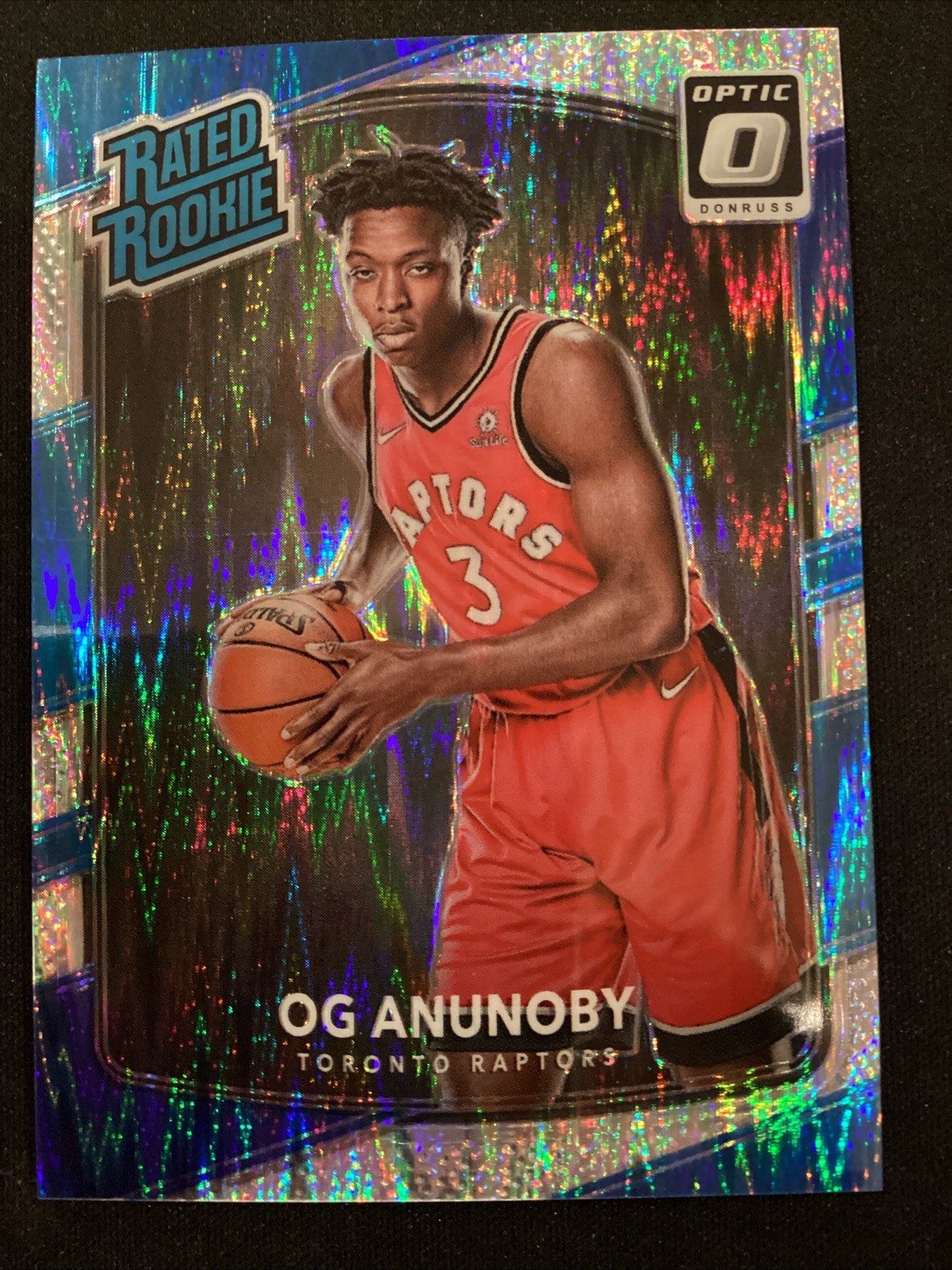 2017-18 Donruss Optic Shock OG Anunoby-Toronto Raptors