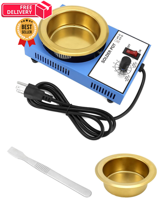 #ad QWORK Solder Pot 300W 110V 100mm Soldering Bath Pot 100mm 1 Pc $36.99