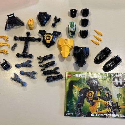 100% Complete & Retired Lego Hero Factory Stringer 3.0 - 2183 with Instructions