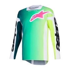 Alpinestars 2026 Racer Portl Motocross Jersey Green White Black