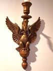 2 FEDERAL EAGLE ORNAMENTAL WOOD CANDELSTICK HOLDERS(SYROCO) GREAT SHAPE 60'S — photo 3