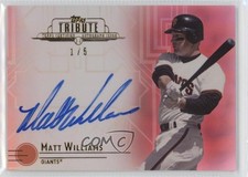 2014 Topps Tribute Auto Red /5 Matt Williams #TA-MW Auto 0b0