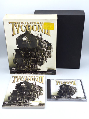Railroad Tycoon II 2  - PC CD-ROM Big Box - Guter Zustand - PopTop Software