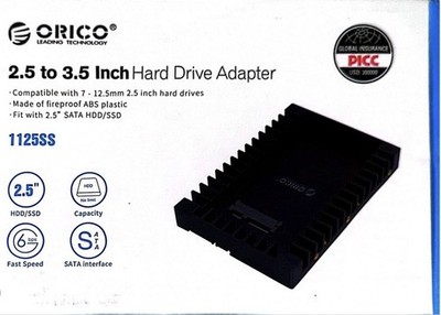 ORICO 1125SS 2.5-3.5 Inch SATA Hard Drive Caddy / Adapter   Best Gaming Deal!  