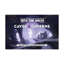 Tom Cartos Into the Wilds Battlemap Books Caves & Caverns SW (New)