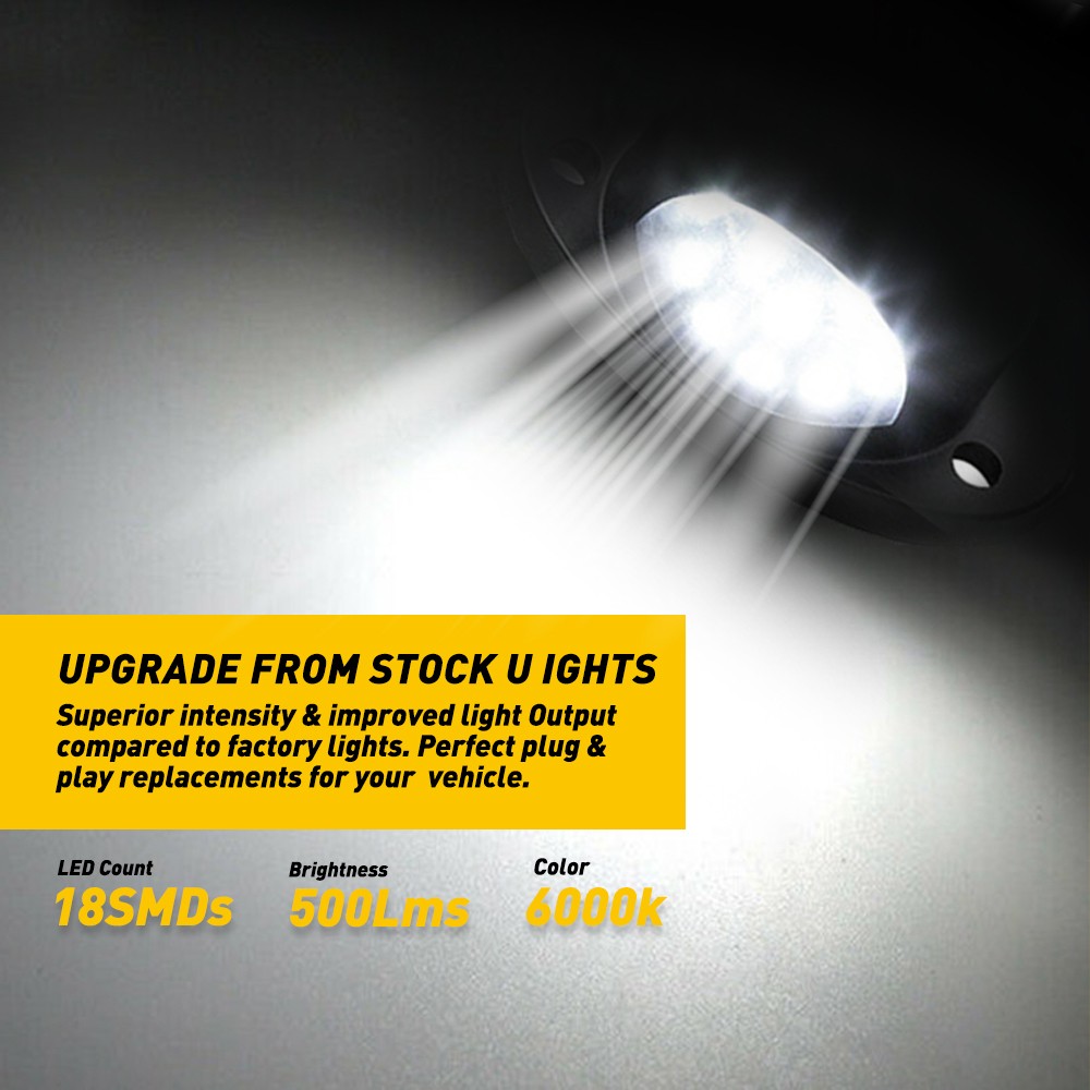 License Plate Light Socket Harness Wire Kit Fits For Dodge 1994-2001 Ram 1500