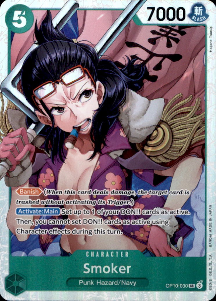 One Piece OP10-030-V1 - Fumador - Súper Raro