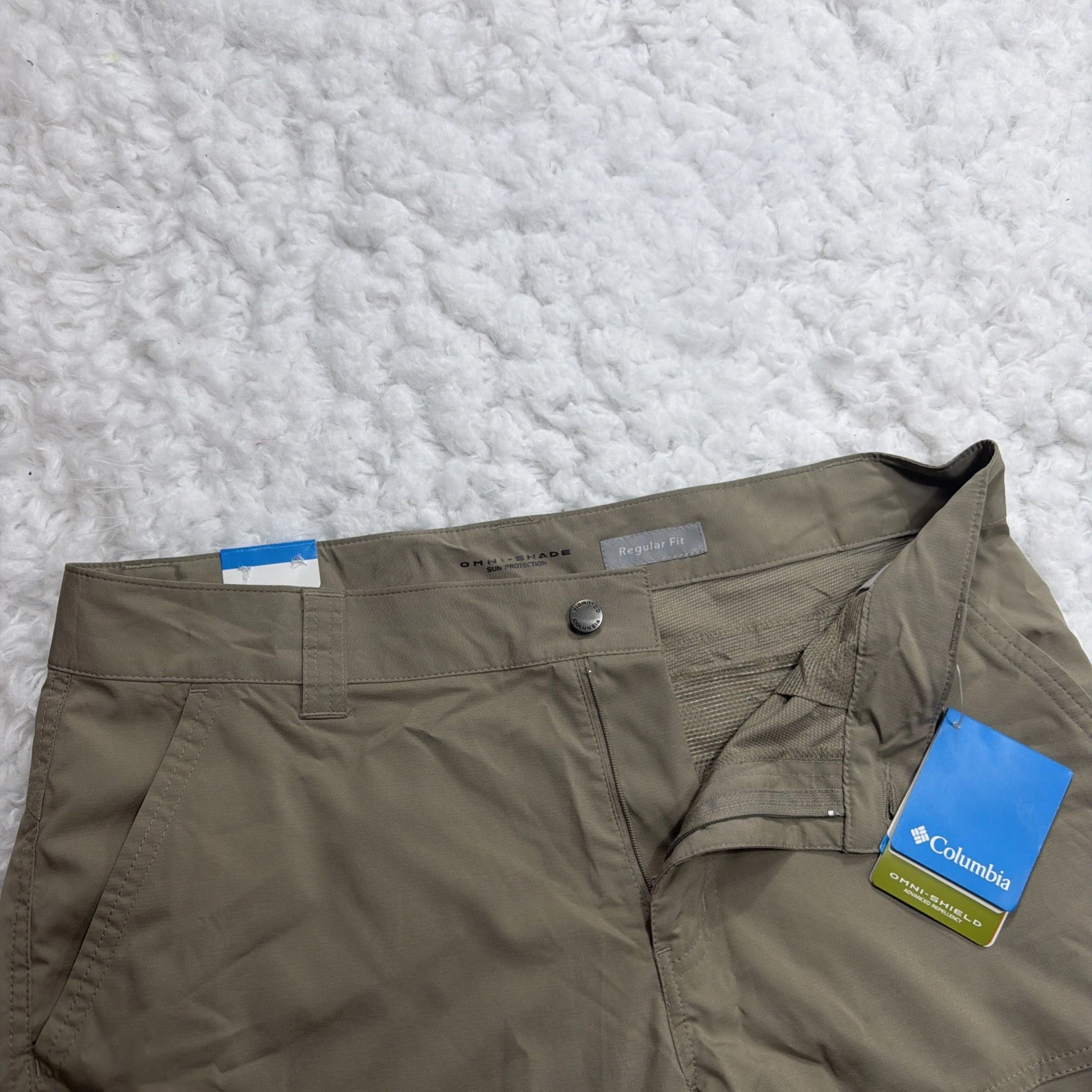 Columbia Men's Kestrel Trail Stretch Pants Size 34 Khaki Beige Tan Packable New!
Opens in a new wind