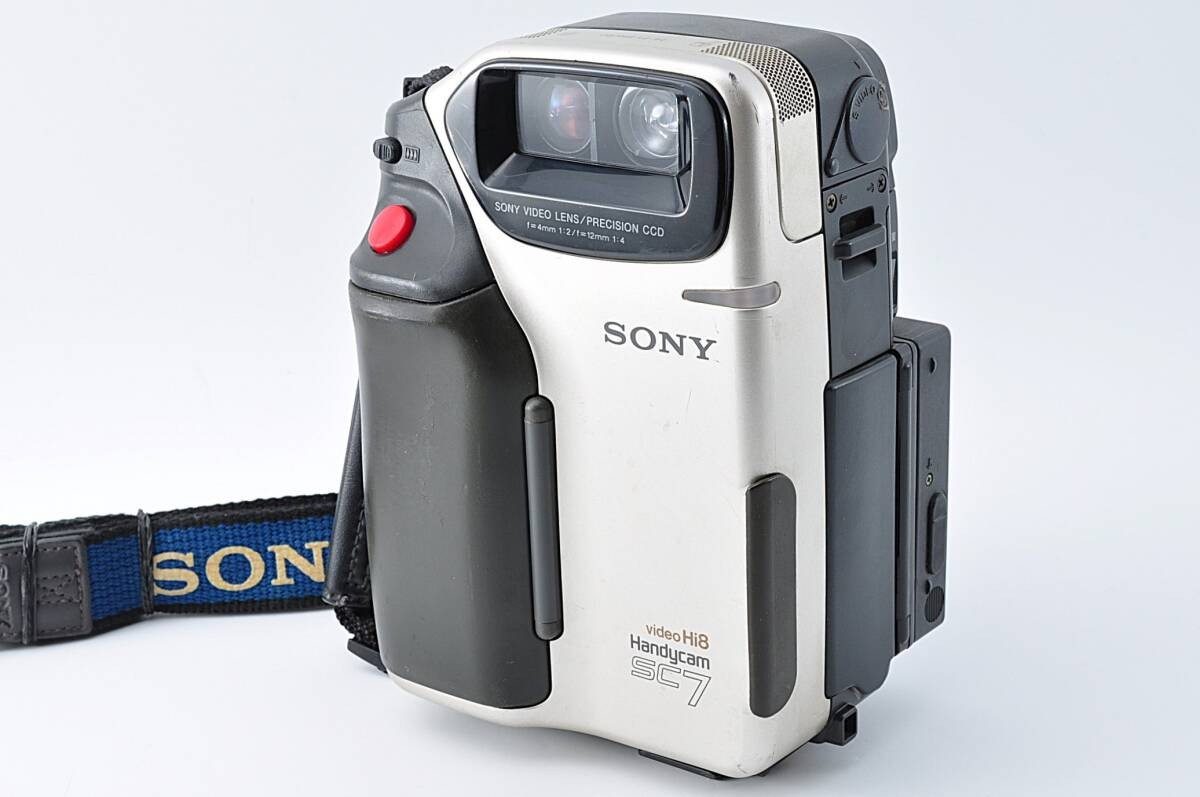 SONY VideoHi8 Handycam CCD-SC7 ④ Sony Hi8 CCD-SC7 Video Camera Recorder LCD Used, Slight