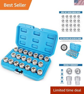 20PCS Anti-Theft Lug Nut Remover Kit - Essential for Porsche & VW Touareg Owners