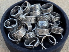 Wholesale Stainless Steel Spoon Ring Lot  5 Rings