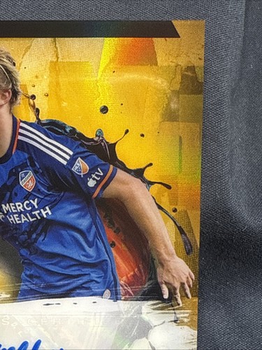 Kipp Keller 2024 Topps Finest MLS Auto Gold Ref #d /50 FC Cincinnati FREE SHIP - Picture 3 of 7