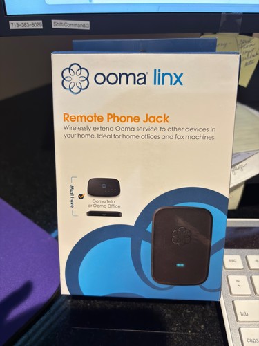 Ooma Linx Wireless Phone Jack Adapter for Ooma Telo and Office VoiP One Systems
