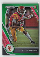 2021 Panini Prizm Draft Picks - Tyler Vaughns #160 Green Prizm (RC)