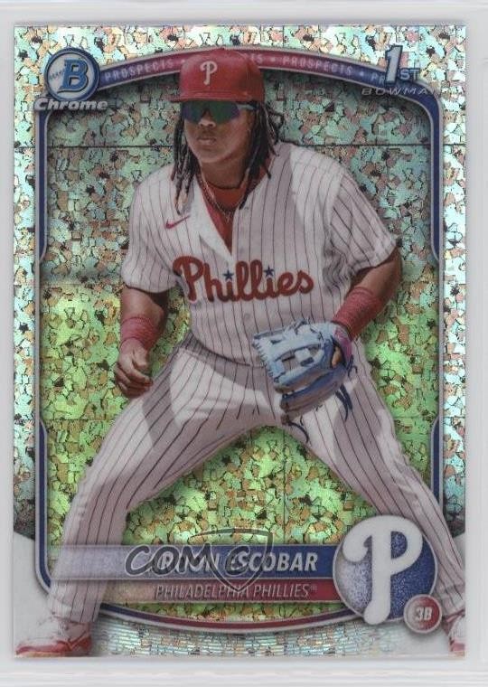 2025 Bowman Chrome Prospects Mini-Diamond Refractor Aroon Escobar #BCP-65 1my2