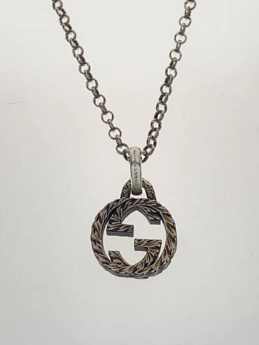 Collana Gucci SV925 con top in argento da uomo Usata