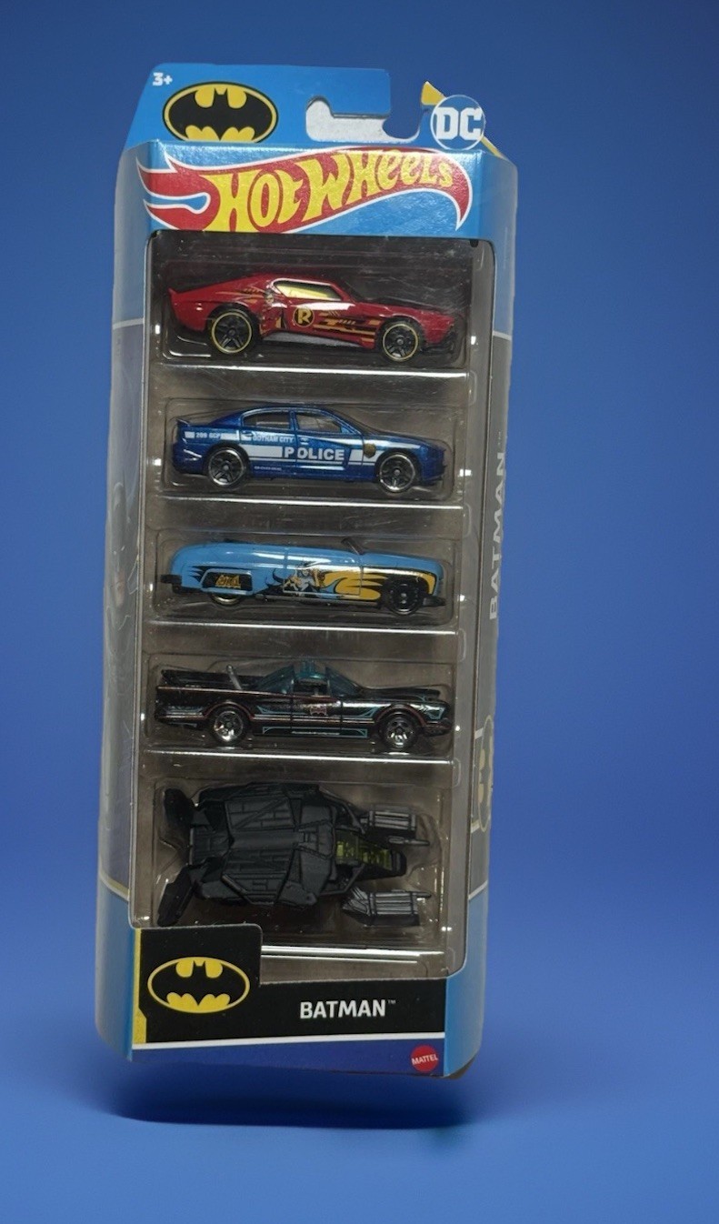 2022 Hot Wheels Batman Batmobile 5-Pack  VHTF