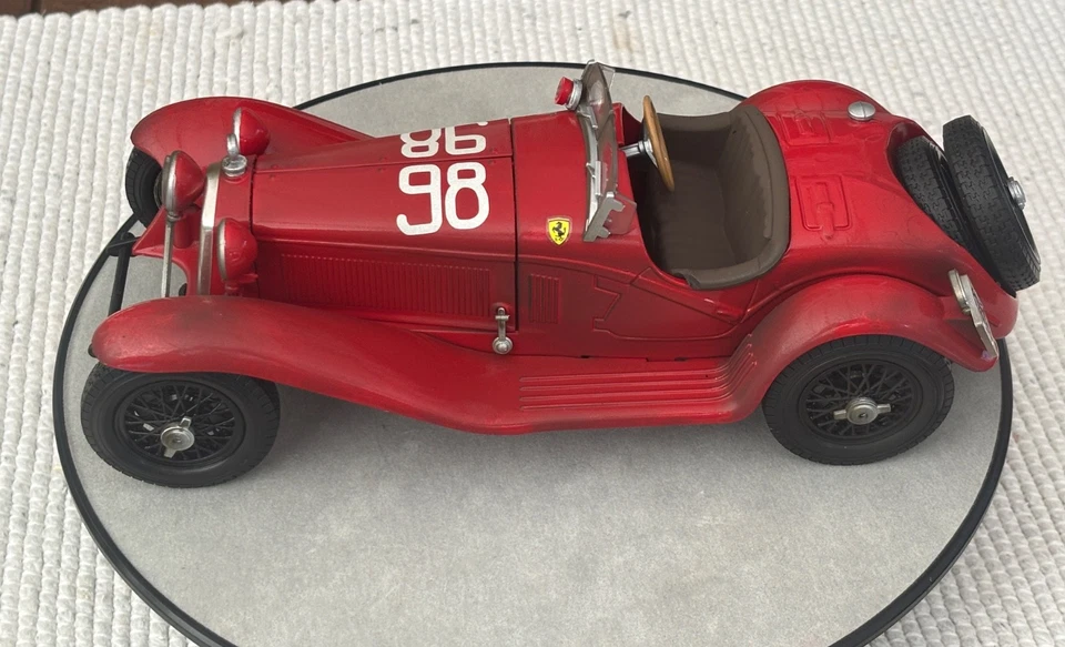 1:18 SCUDERIA FERRARI Mille Miglia 1933 победитель гонки Nuvolari Alfa 2300 закончил - Изображение 2 из 4