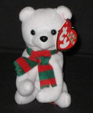 TY ALPINE the POLAR BEAR BABY BEANIES - MINT with MINT TAG