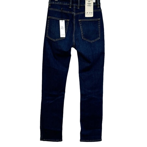 Rebecca Taylor NEU blau Clemence hoher Bund schmale gerade Jeans Größe 27 195 $ - Bild 8 von 13