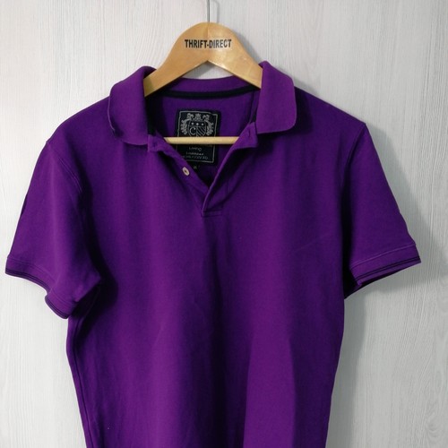 Camisa polo Paul Costelloe ciruela de algodón manga corta para hombre talla M - Imagen 2 de 17