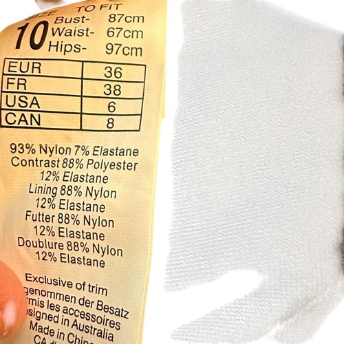 Traje de baño Seafolly Australia azul marino acanalado atado halter talla 10 - Imagen 4 de 5