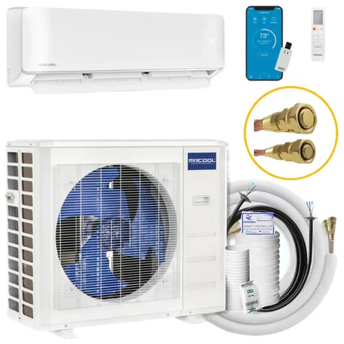 MRCOOL DIY 5th Gen 18000 BTU 115V Mini Split Air Conditioner with Heat Pump - Picture 1 of 12