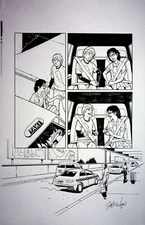 JEFF WEIGEL Signed SMASH! Hadron Collider Hand Inked Interior Page #JW