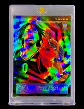 TYRESE MAXEY BLACK REFRACTOR ROOKIE RC Card Illusions Holo Base 2020-21 - 76ERS