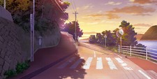 Landscape anime coast japan love Custom Gaming Mat Desk