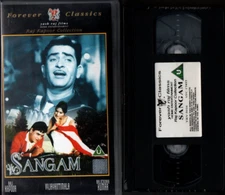 SANGAM - YRF BOLLYWOOD PAL VHS TAPE - Raj Kapoor, Vyjayantimala, Rajendra Kumar.