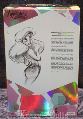 Disney Animators' Collection Edición Especial 16" Muñeca Niño Ariel ¡Nuevo! - Imagen 4 de 4