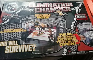 wwe elimination chamber playset jakks